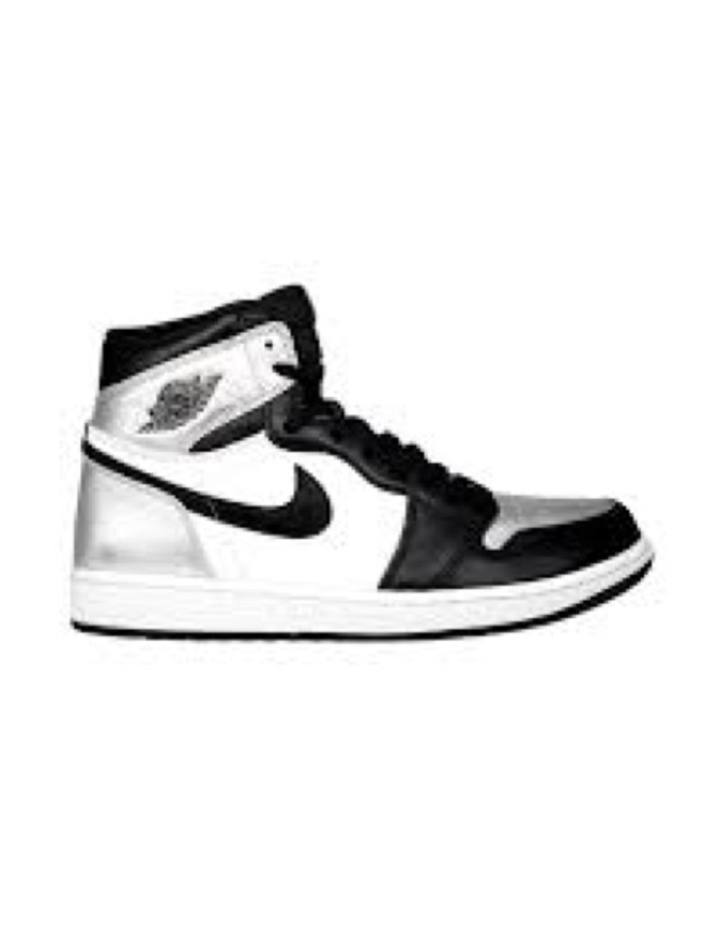 Nike High-Top Basketball Sneakers - Black & White